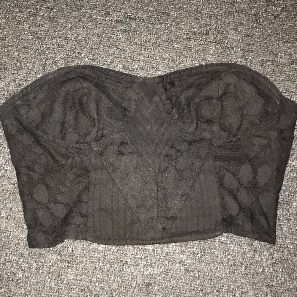 Bustier crop